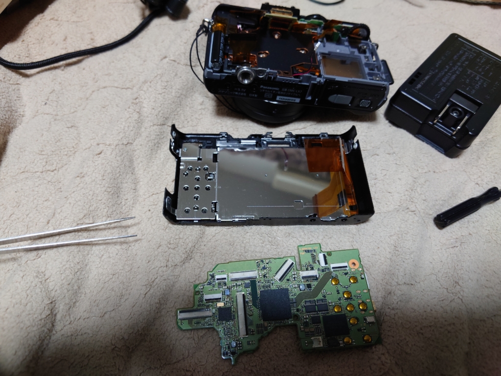 DMC-LX7のジャンクを購入して修理しました。 | JunkSite
